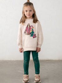 Conj. leggings blotch V.garrafa (Verde Escuro)  para Menina - Mayoral