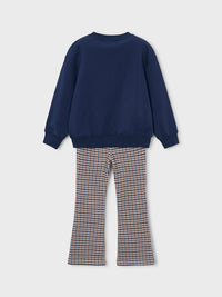 Conj. leggings felpa estampad Marinho (Marinho)  para Menina - Mayoral