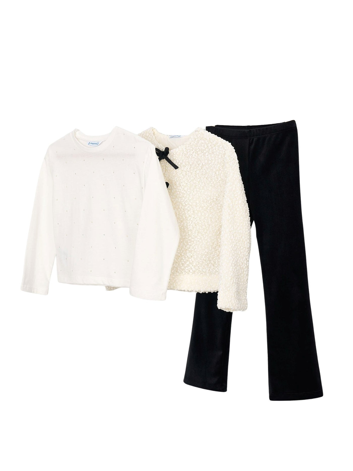 Conj. leggings jaqueta Preto (Preto)  para Menina - Mayoral