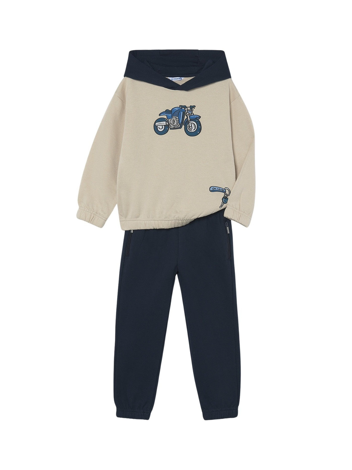 Fato treino sweat "moto" Azul (Marinho)  para Menino - Mayoral