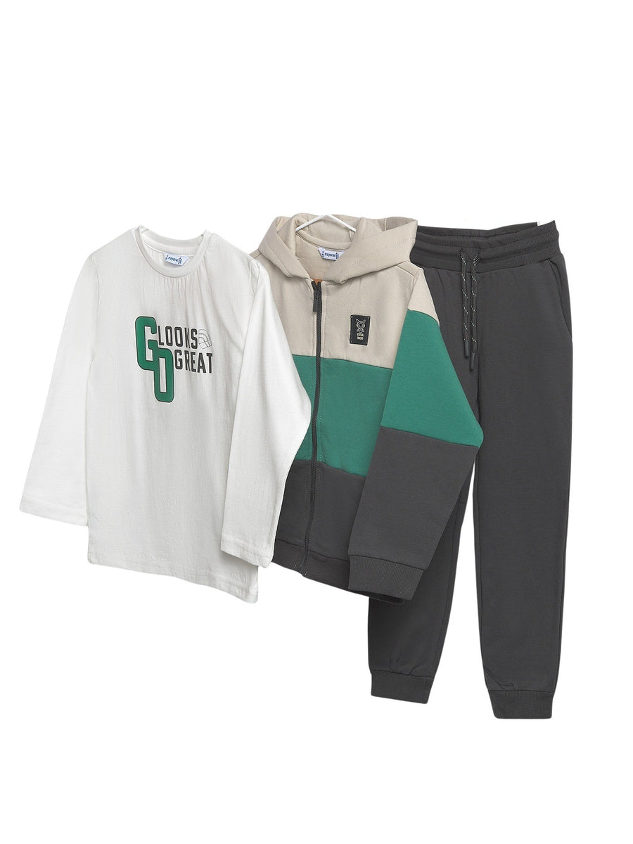 Fato treino camisola Acacia (Verde)  para Menino - Mayoral