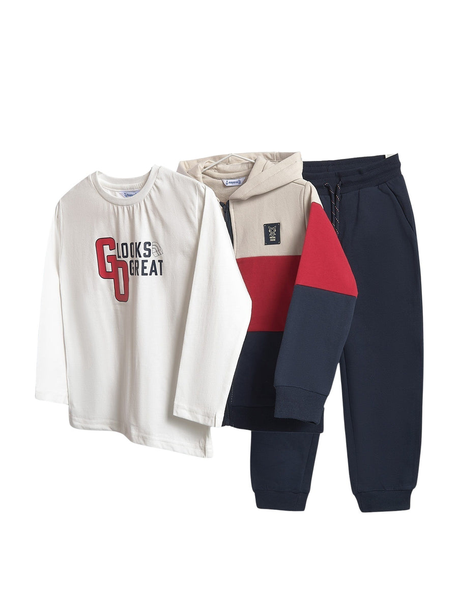 Fato treino camisola Vermelho (Vermelho)  para Menino - Mayoral