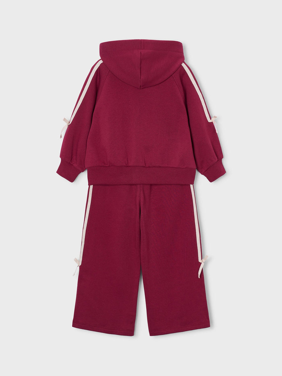 Fato treino laçadas Cherry (Bordeaux)  para Menina - Mayoral