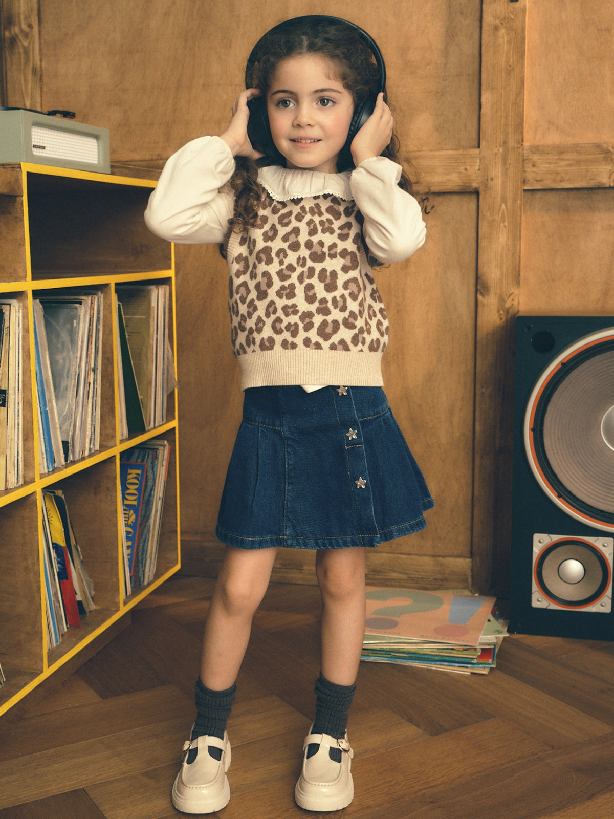 Saia denim Escuro (Marinho)  para Menina - Mayoral