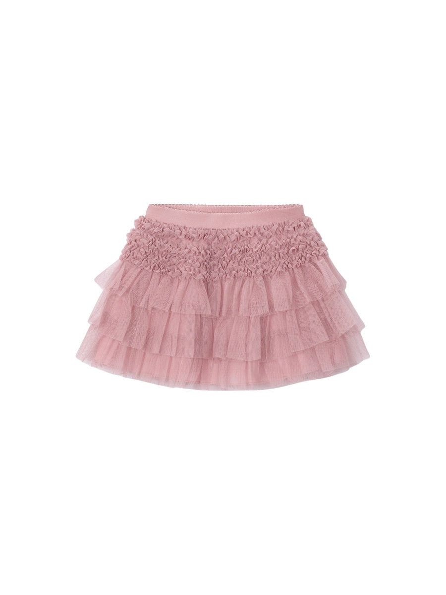 Saia tul folhos Quartzo (Rosa)  para Menina - Mayoral