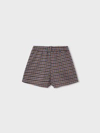 Bermuda xadrez com bolso Canela (Castanho Claro)  para Menina - Mayoral