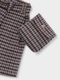 Bermuda xadrez com bolso Canela (Castanho Claro)  para Menina - Mayoral