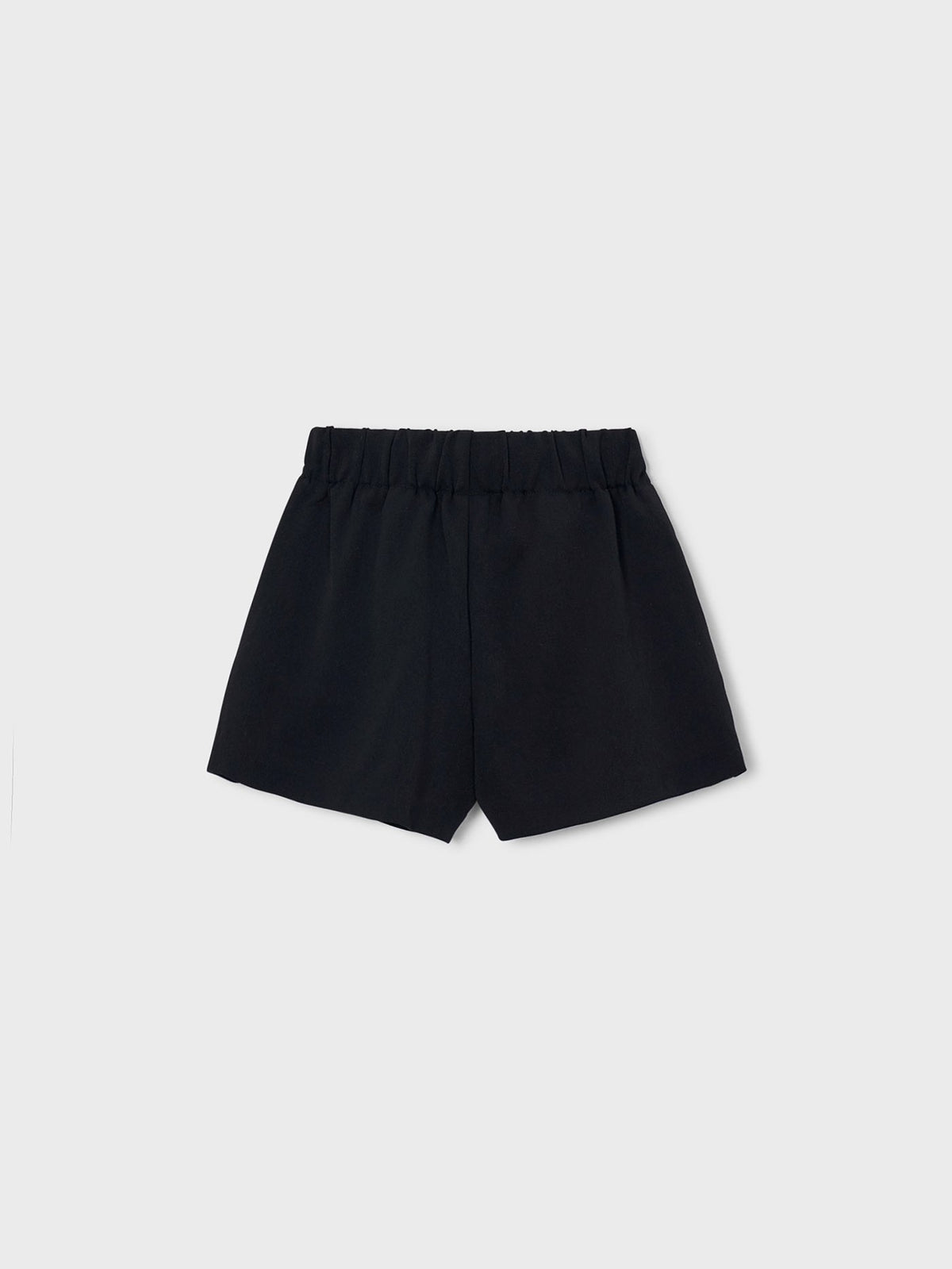 Bermuda cinto trespasse Preto (Preto)  para Menina - Mayoral