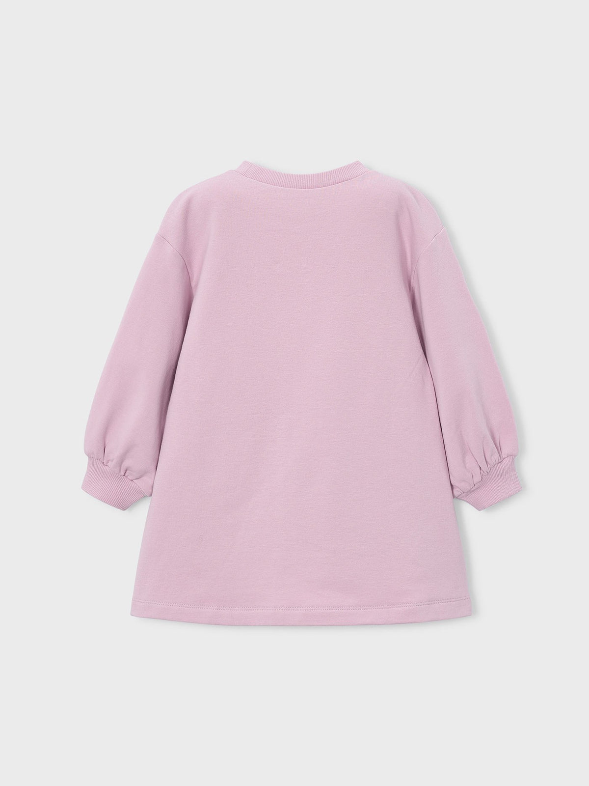 Vestido felpa serigrafia Rosa malva (Lilás)  para Menina - Mayoral