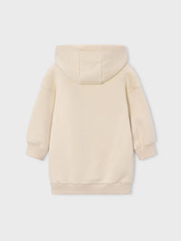 Vestido felpa carapuço Tofu (Bege)  para Menina - Mayoral