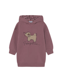 Vestido felpa carapuço Violeta (Violeta)  para Menina - Mayoral