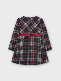 Vestido xadrez Marinho (Marinho)  para Menina - Mayoral