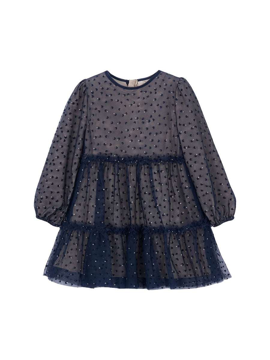 Vestido tule fantasia Marinho (Marinho)  para Menina - Mayoral