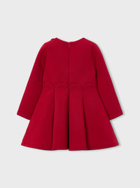Vestido neopreno Framboesa (Vermelho Escuro)  para Menina - Mayoral