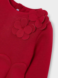 Vestido neopreno Framboesa (Vermelho Escuro)  para Menina - Mayoral
