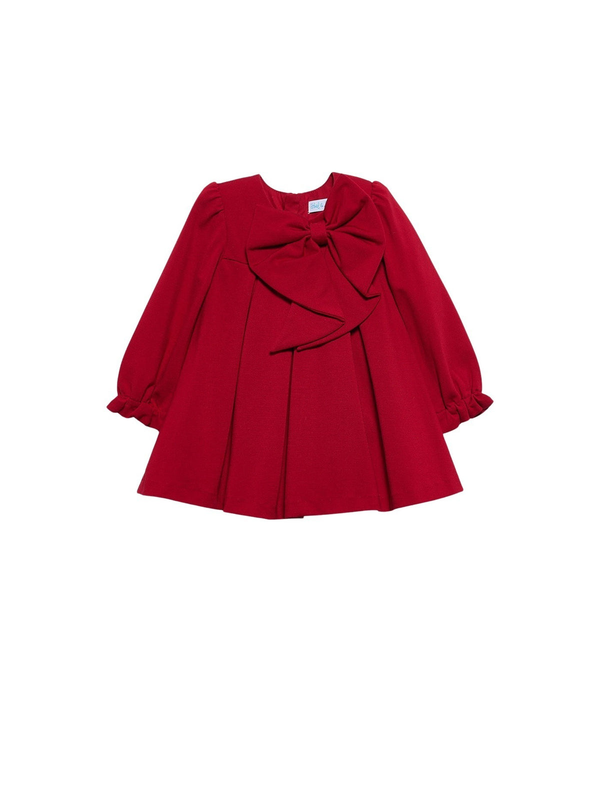 Vestido malha milano Vermelho (Vermelho)  para Bebé Menina - Abel & Lula