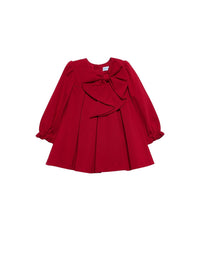 Vestido malha milano Vermelho (Vermelho)  para Bebé Menina - Abel & Lula
