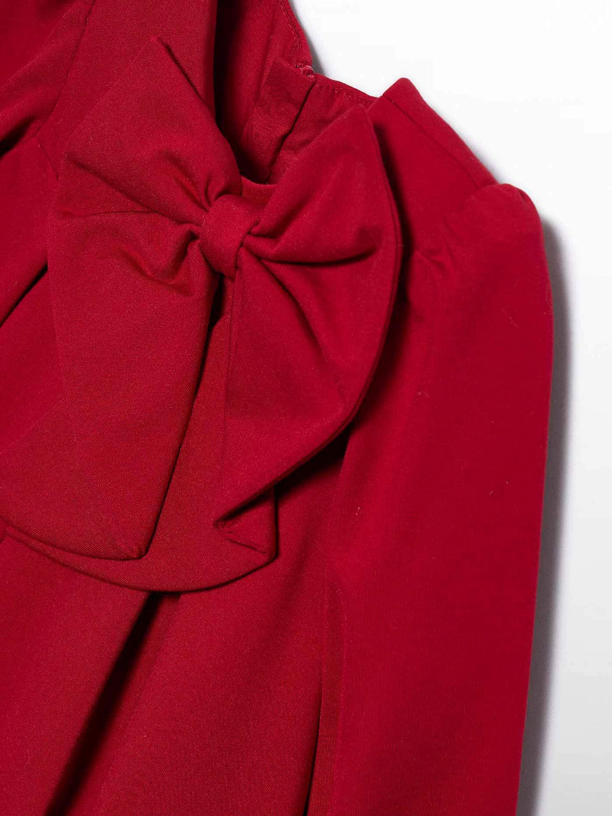 Vestido malha milano Vermelho (Vermelho)  para Bebé Menina - Abel & Lula
