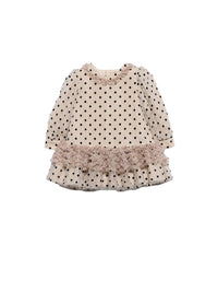 Vestido tule Bege (Bege)  para Bebé Menina - Abel & Lula
