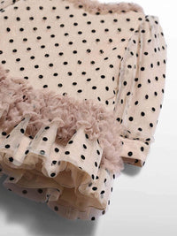 Vestido tule Bege (Bege)  para Bebé Menina - Abel & Lula