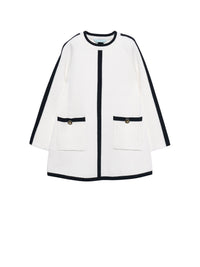 Vestido tricot Merengue (Branco)  para Menina - Abel & Lula