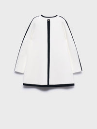 Vestido tricot Merengue (Branco)  para Menina - Abel & Lula