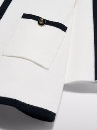 Vestido tricot Merengue (Branco)  para Menina - Abel & Lula