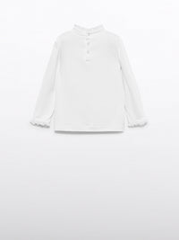 Camisola viscose Creme (Creme / Pérola)  para Menina - Abel & Lula