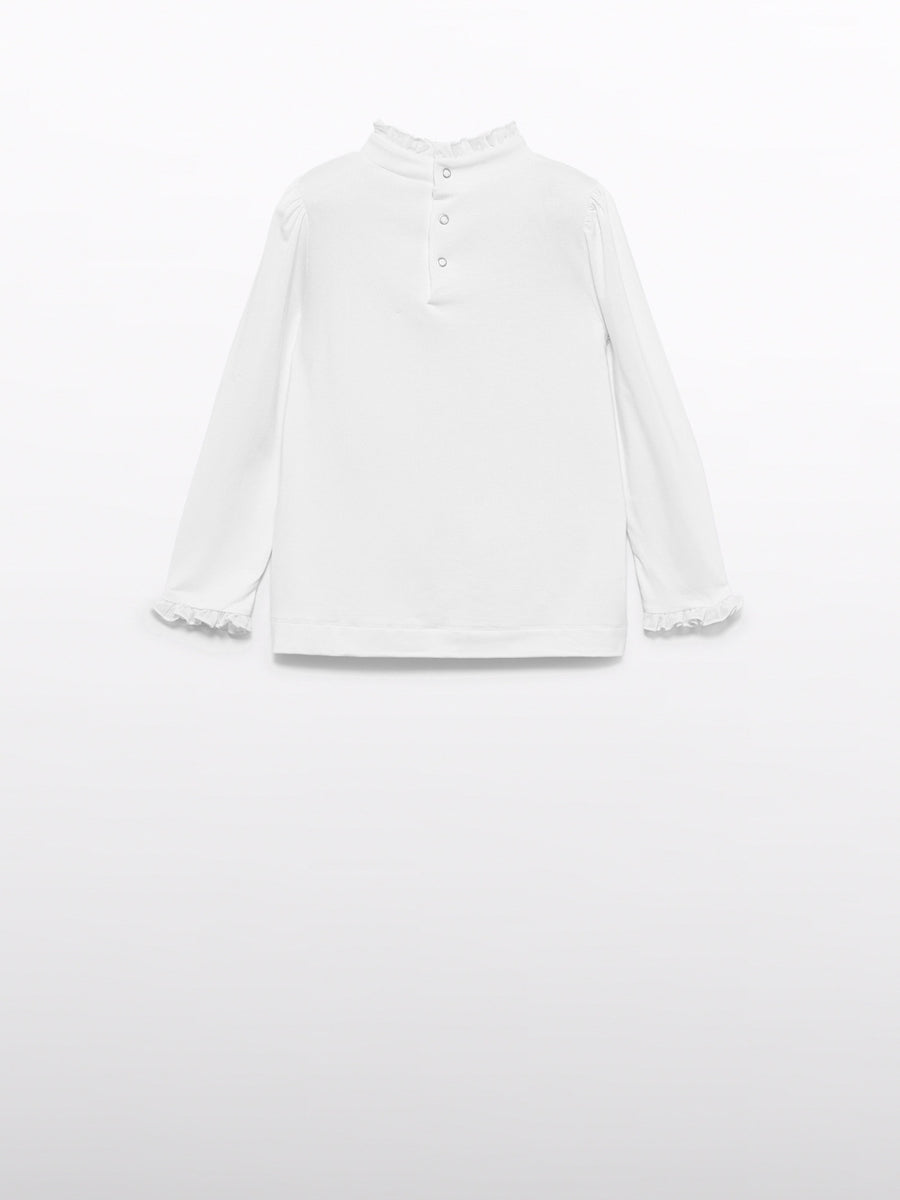 Camisola viscose Creme (Creme / Pérola)  para Menina - Abel & Lula