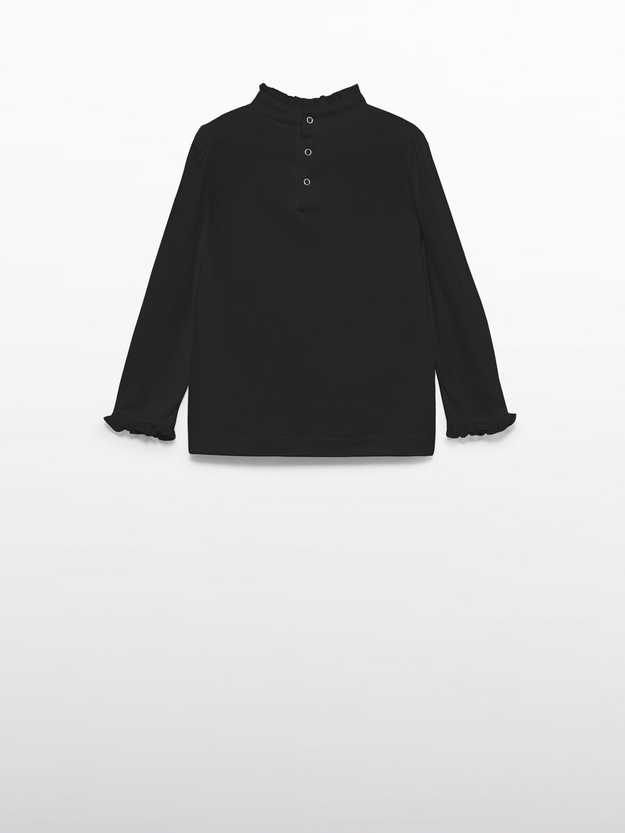 Camisola viscose Preto (Preto)  para Menina - Abel & Lula