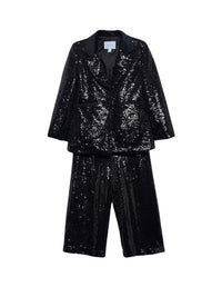 Fato senhora lantejoulas Preto (Preto)  para Menina - Abel & Lula
