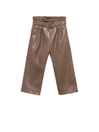 Calça Macchiato (Castanho Escuro)  para Menina - Abel & Lula
