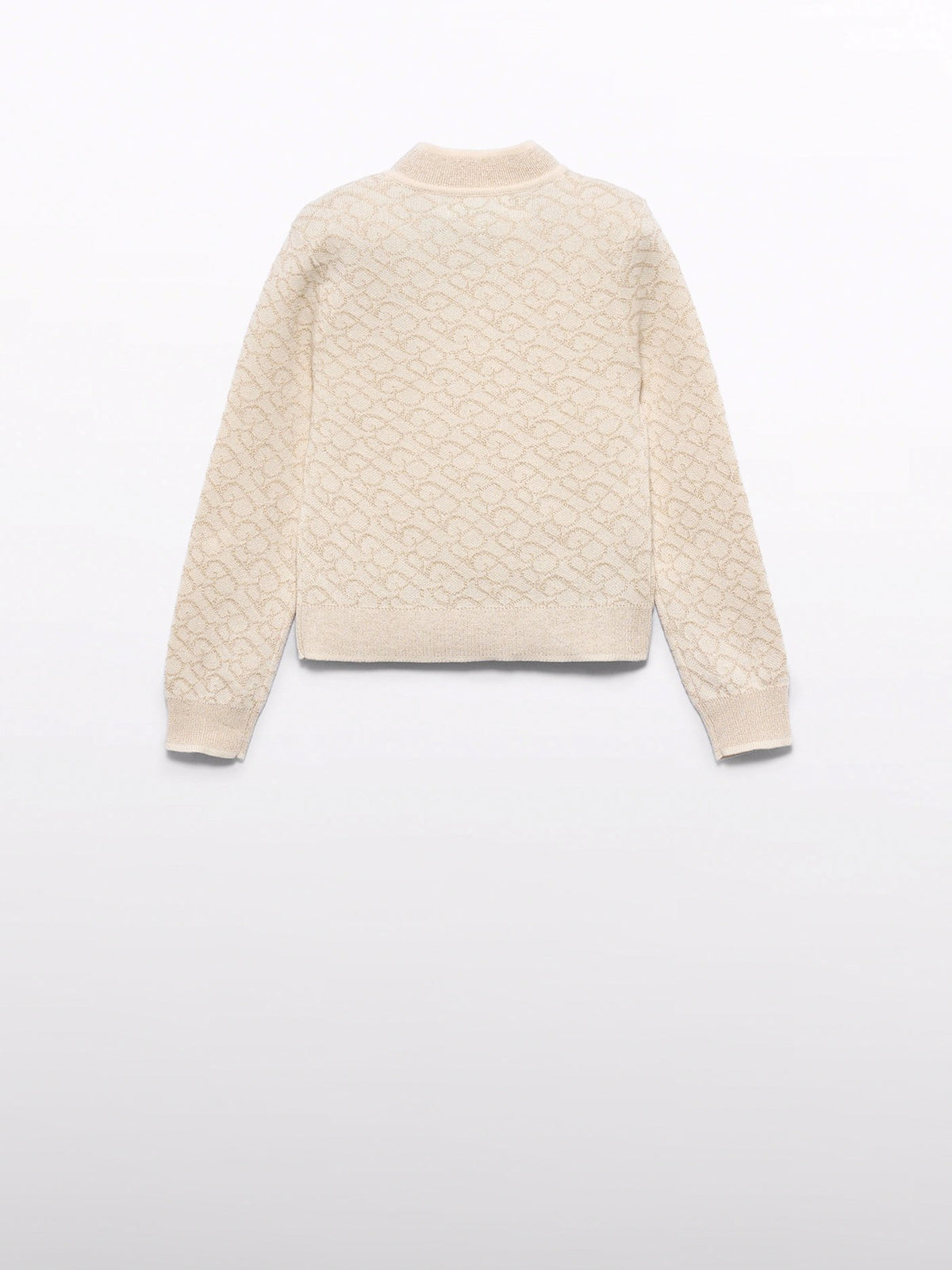 Camisola gola alta tricô icon Bege (Bege)  para Menina - Abel & Lula