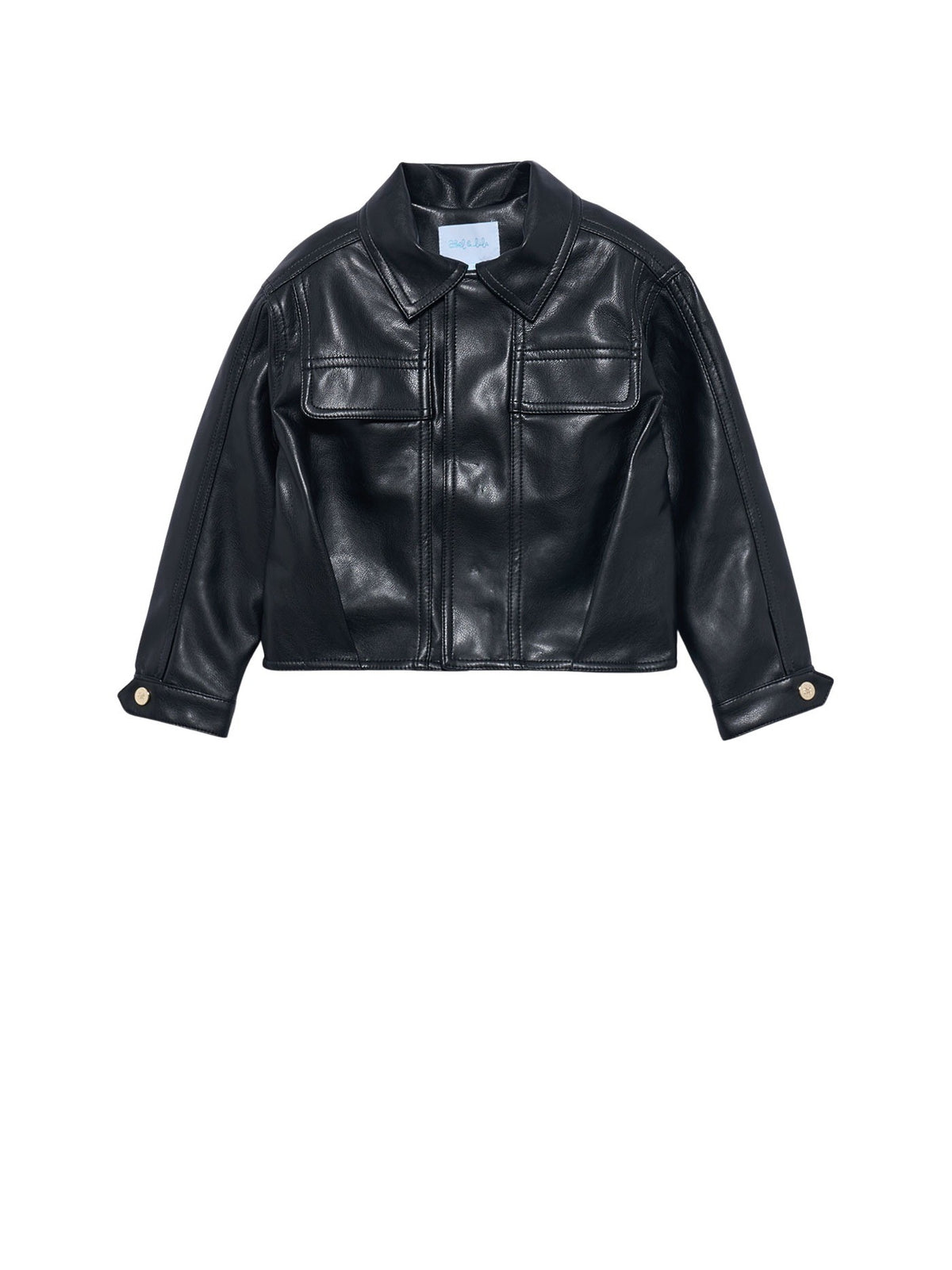 Jaqueta Preto (Preto)  para Menina - Abel & Lula