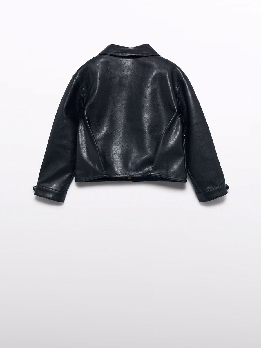Jaqueta Preto (Preto)  para Menina - Abel & Lula