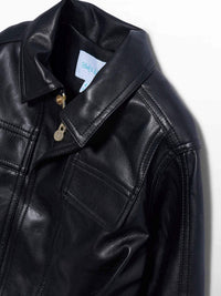 Jaqueta Preto (Preto)  para Menina - Abel & Lula