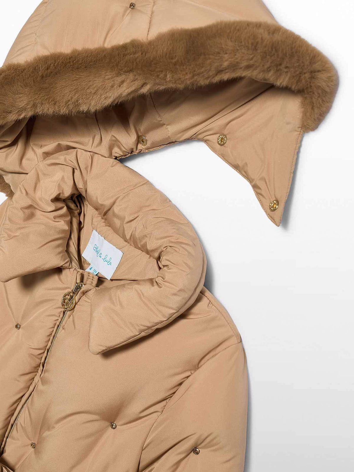 Blusão joya Camel (Castanho Claro)  para Menina - Abel & Lula