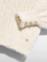 Jersey tricot Bege (Bege)  para Menina - Abel & Lula