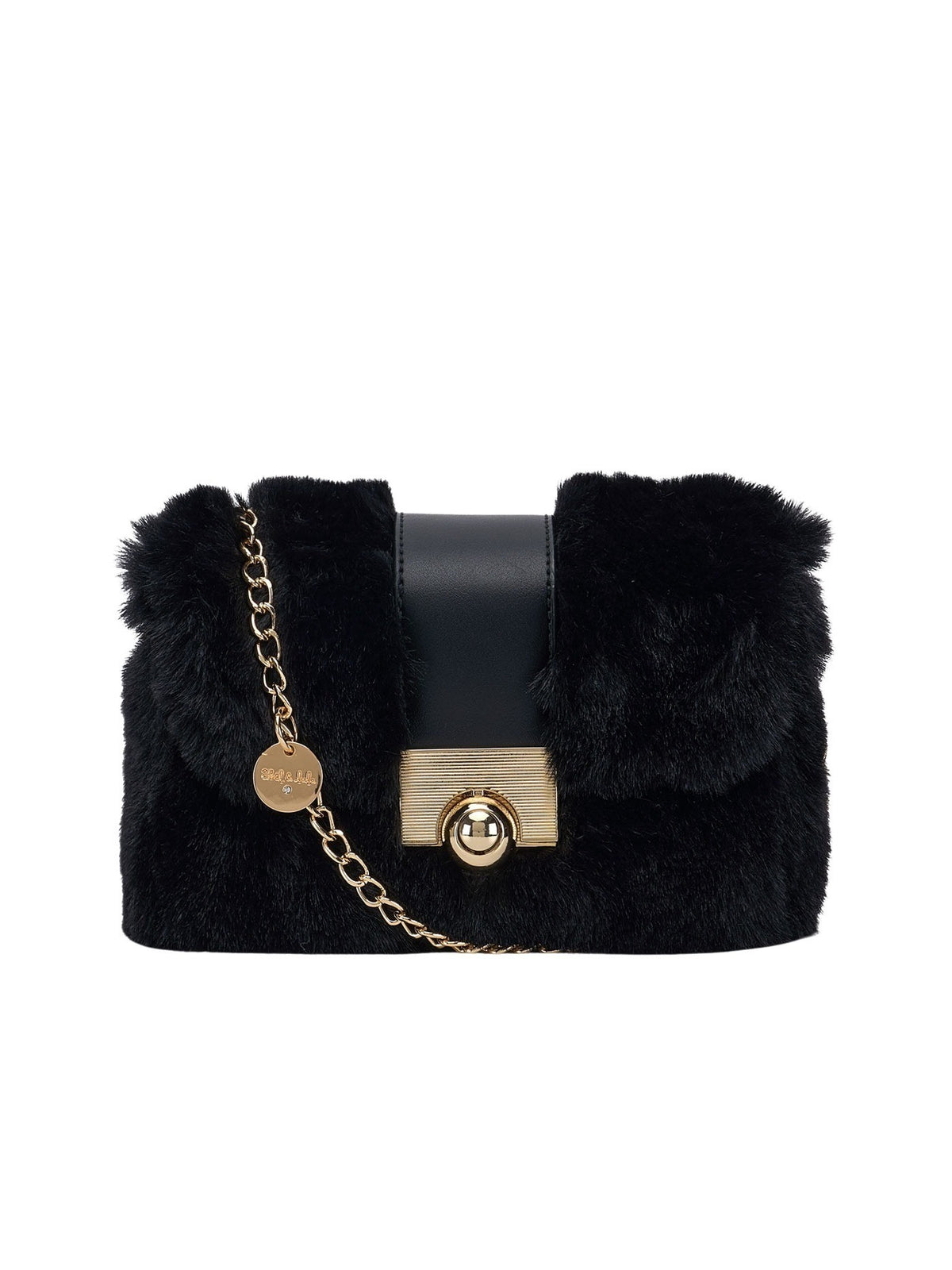 Bolsa pêlo Preto (Preto)  para Menina - Abel & Lula