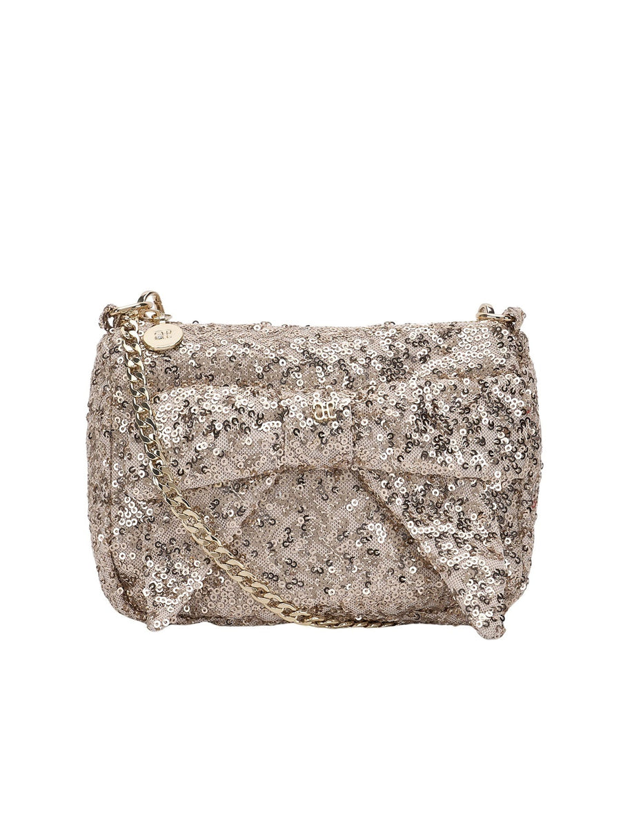 Bolsa Lantejoulas Champanhe (Dourado)  para Menina - Abel & Lula