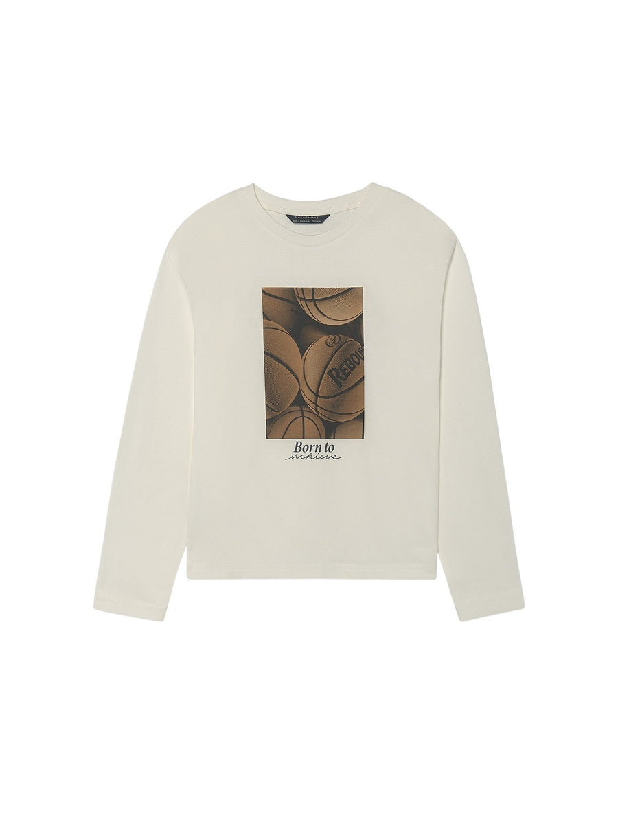 Camisola 3D Nata (Creme / Pérola)  para Menino - Mayoral