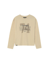 Camisola back print Palmito (Bege)  para Menino - Mayoral