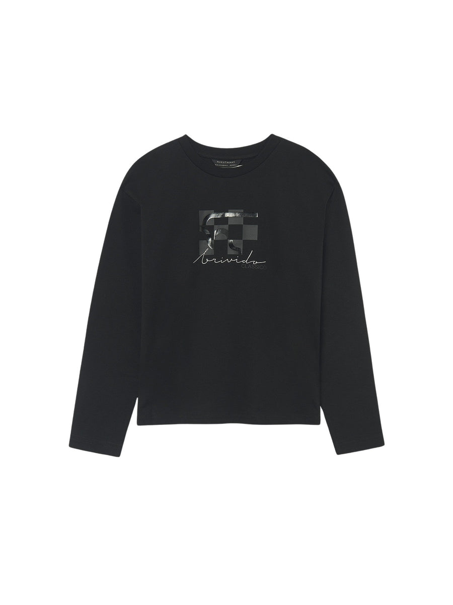Camisola mini print Preto (Preto)  para Menino - Mayoral