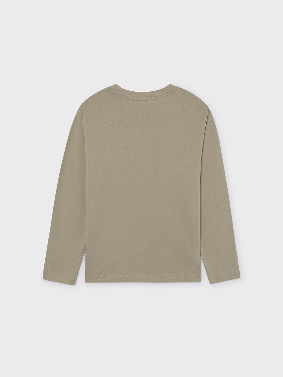 Camisola mini print Sésamo (Khaki)  para Menino - Mayoral