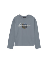 Camisola lettering Sky (Azul Céu)  para Menino - Mayoral