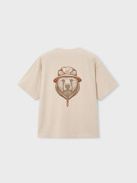 T´shirt wild Crú (Creme / Pérola)  para Menino - Mayoral