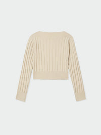 Top tricô Creme (Creme / Pérola)  para Menina - Mayoral