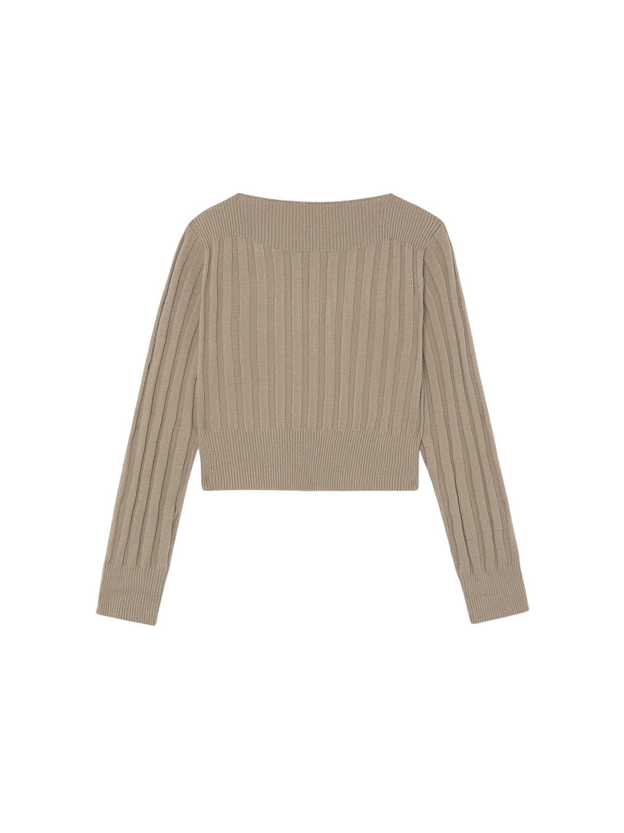Top tricô Raiz esp (Azeitona)  para Menina - Mayoral