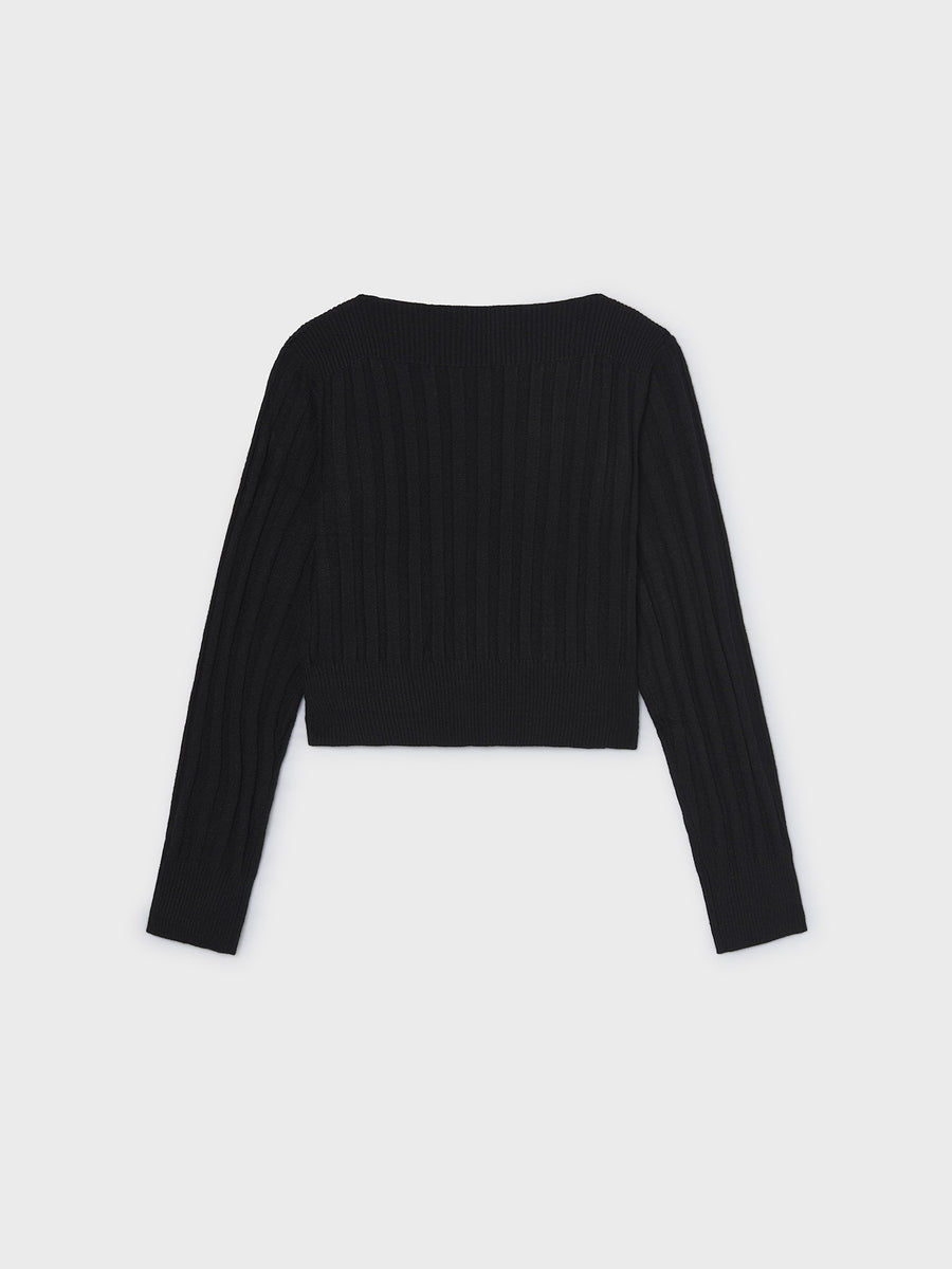 Top tricô Preto (Preto)  para Menina - Mayoral