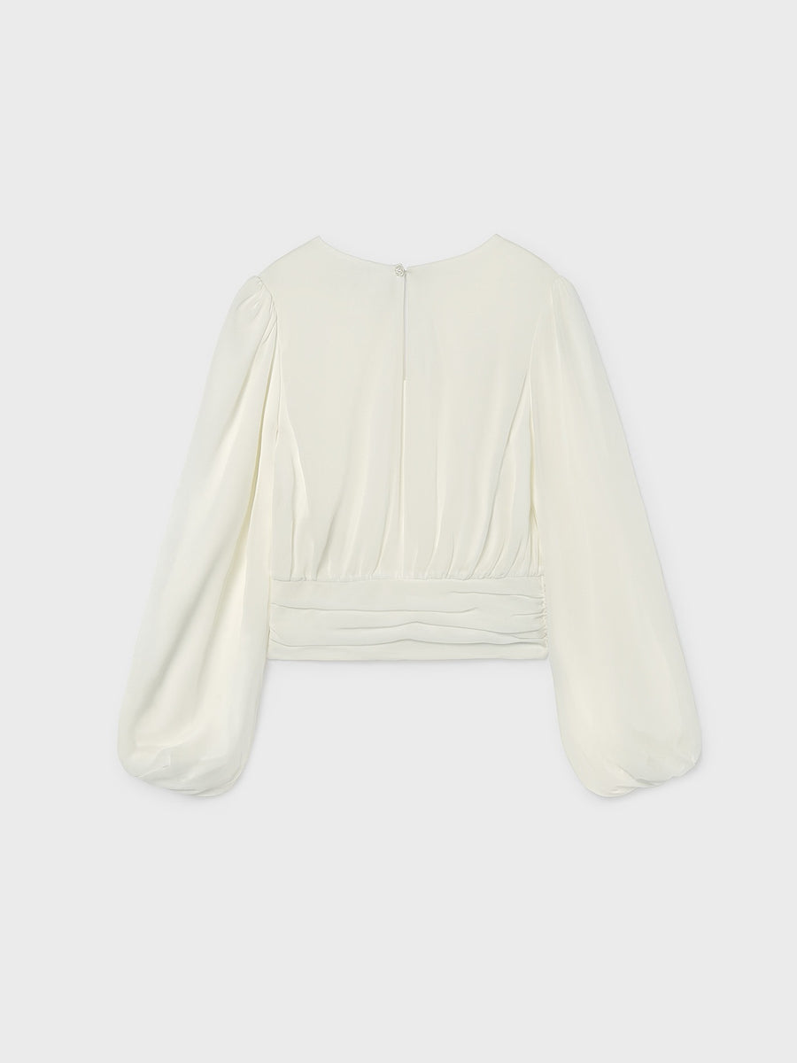 Blusa Nata (Creme / Pérola)  para Menina - Mayoral